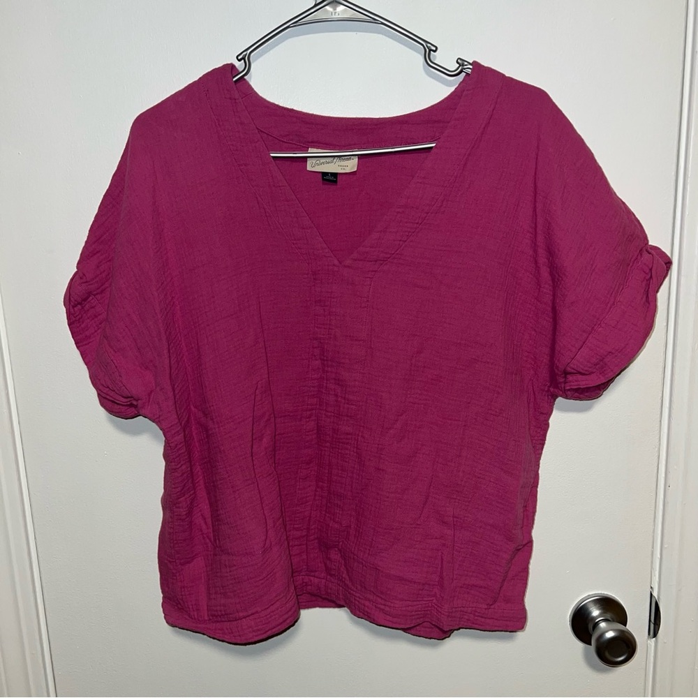 🍀4 for 25🍀 Universal Thread | Pink Vneck Blouse